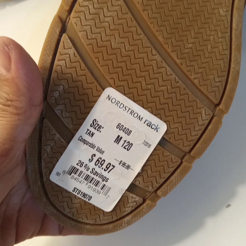 Sperry Top-Sider Mens Billfish 3-Eye‎ Boat Shoes Tan Leather 12M Casual Classic